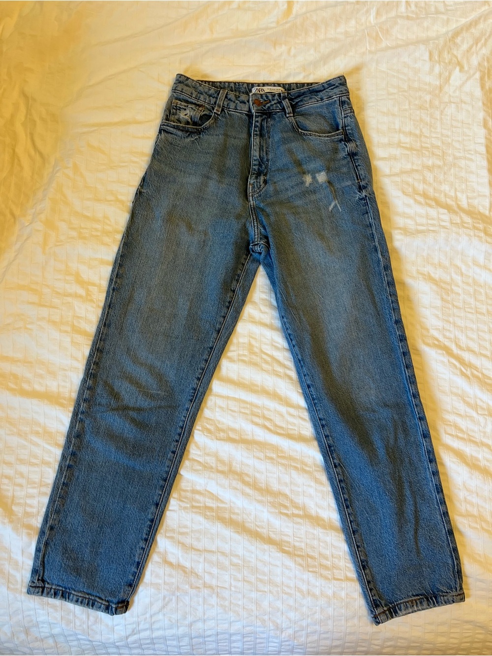 Zara High-waist Mom Jeans - Size:6